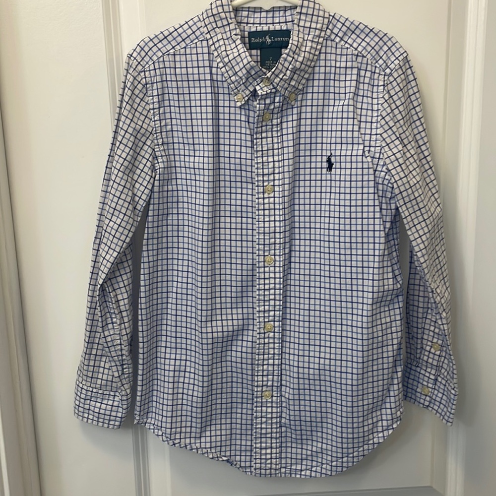 Ralph Lauren long sleeve button down shirt.